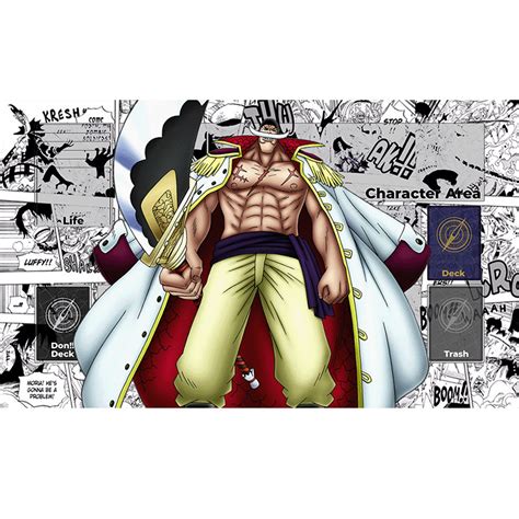 One Piece Tcg Whitebeard Playmat With Zones Magicians Circle International