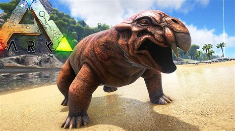 Ark Survival Evolved Taming A Lystrosaurus Ep Xbox One Youtube