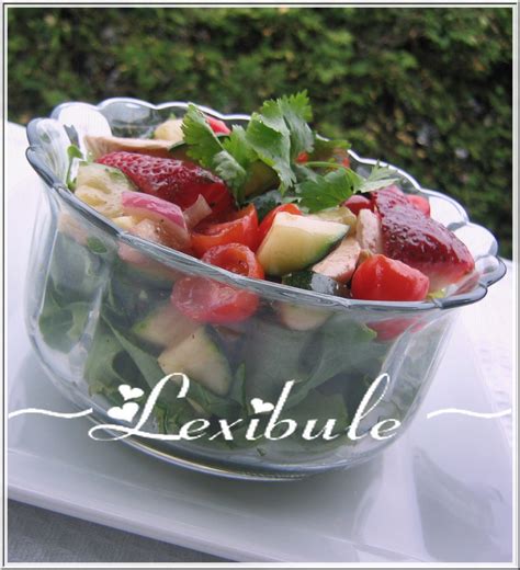 les milles un délices de lexibule Salade bocconcini fraises et