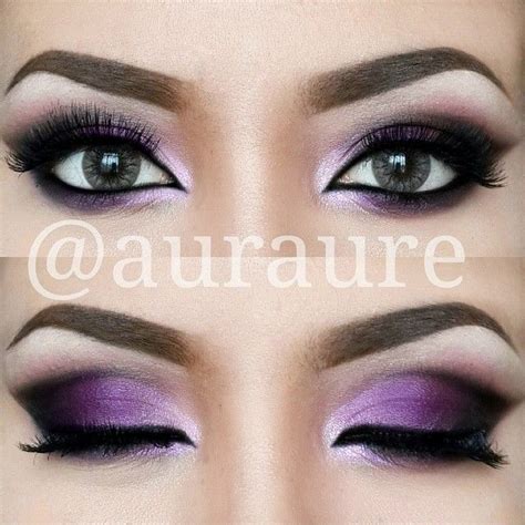 Purple Ombre Glitter Cut Crease Tutorial The Veiled Artist Atelier