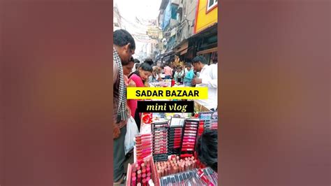 Sadar Bazar Sunday Patri Market Delhi Mini Vlog 🛍 Sadarbazar Sadar