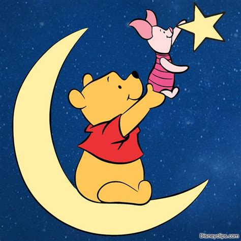 Pooh And Piglet Among The Stars Ursinho Pooh Desenho Piu Piu Pooh