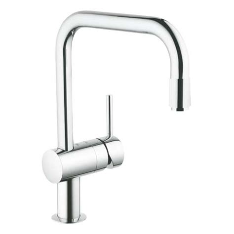 Grohe Eviye Bataryası Spiralli Tek Akışlı Minta Krom 32067000