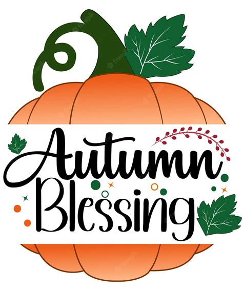 Fall Blessingss Clip Art Library