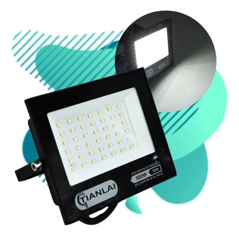 Paquete De 10 Super Reflectores Led 50w Para Interperie