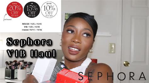 Sephora Holiday Savings Event Huge Vib Sale Haul 2021 Youtube