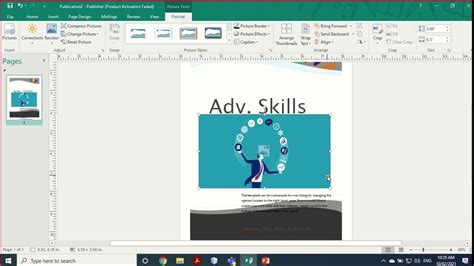 Microsoft Publisher 2016 Beginner Tutorial Youtube