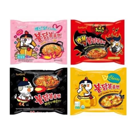 [halal] Samyang Hot Chicken Ramen Carbonara Normal Spicy Double Spicy Jjajang Cheese