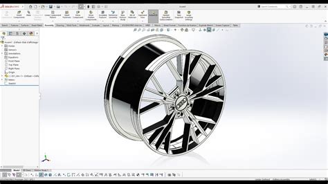 Fast Version How To Design Alloy Wheels In Solidworks YouTube