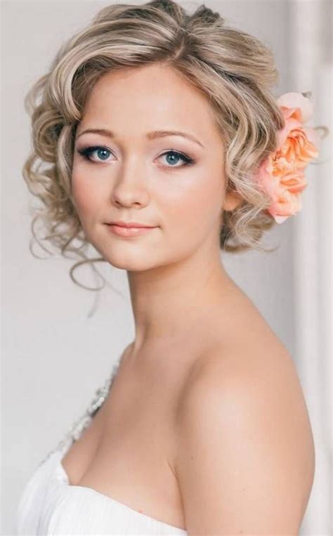 Short Wedding Hairstyles 2014 2015 Curly Wedding Hair Short Wedding