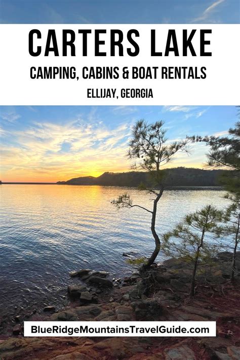 Carters Lake Camping, Cabins, & Boat Rentals in Ellijay GA