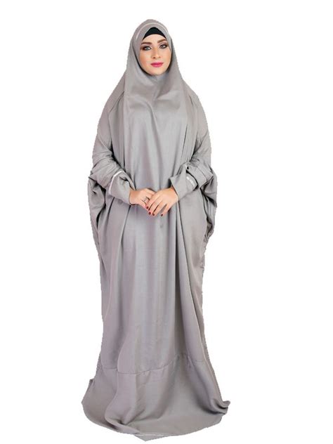 One Piece Prayer Outfit Islam Muslim Women Prayer Abaya Jilbab Hijab