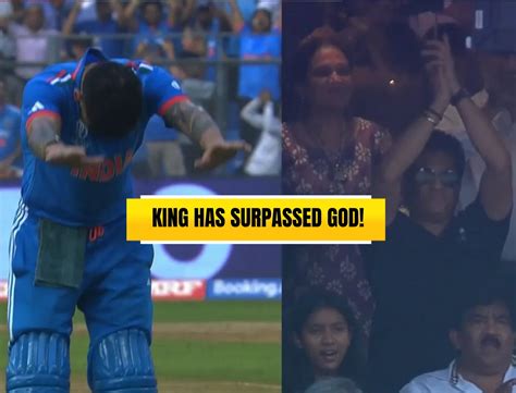 Watch Virat Kohli Bows Down To Sachin Tendulkar After Record Breaking