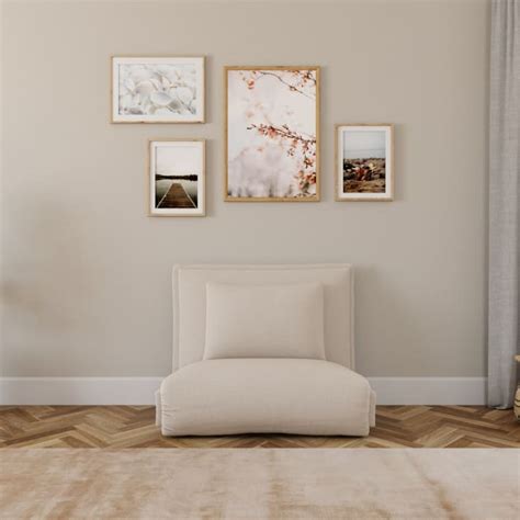 Canap Clic Clac Place Beige Hallen Maisons Du Monde