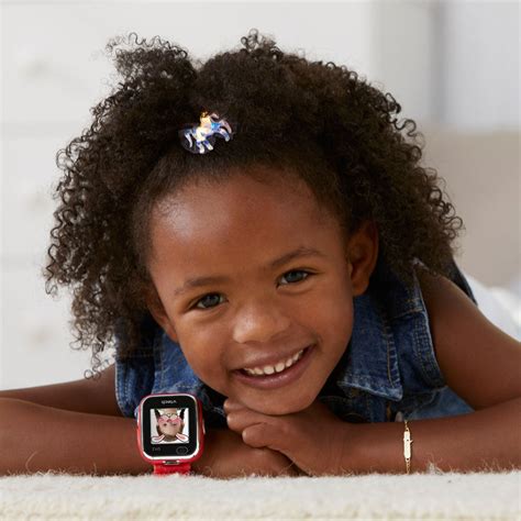 Vtech Kidizoom Smart Watch Dx2 Red With Unicorn Pattern Yogee Toys