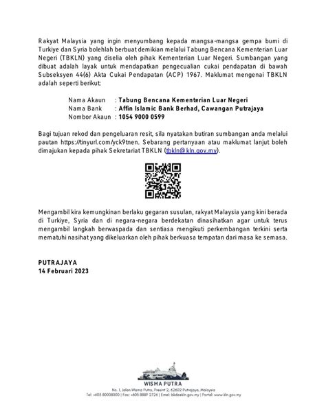 Kkmalaysia On Twitter Rt Malaysiamfa Siaran Akhbar Misi Bantuan