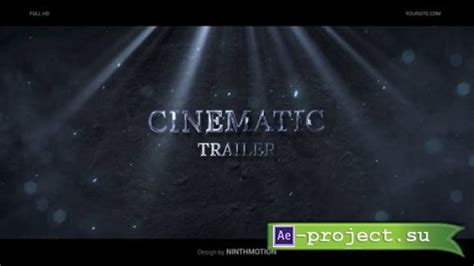 Videohive Adventure Movie Trailer Project For After