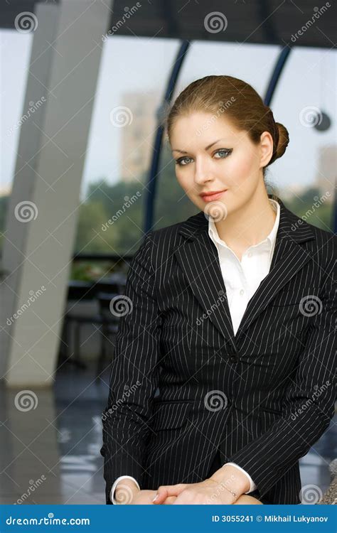 Businesswoman Stock Image Image Of Looking Office Eyes 3055241