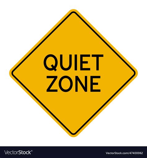 Quiet Area Sign