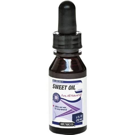 Humco Ear Drops Natural Sweet Oil With Dropper 1 Oz