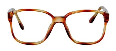 Vintage 1980s Amber Tortoise Shell Eyeglass Frames - Gem