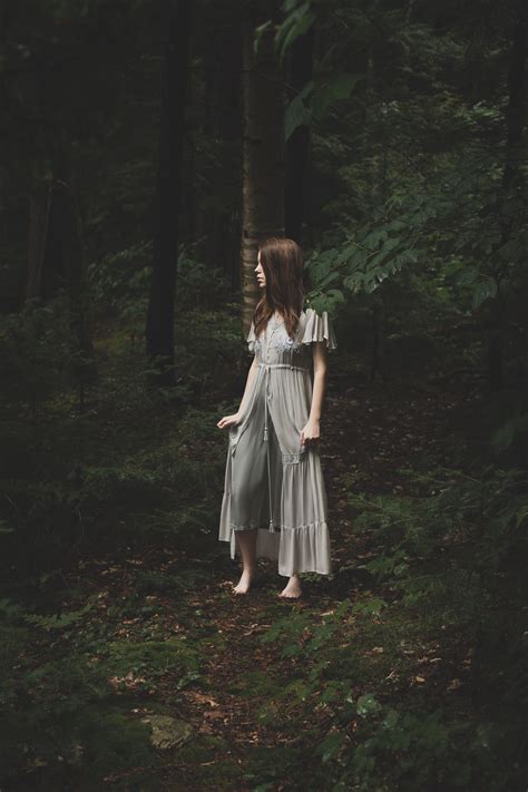 Girl In Woods Woods Photography Forest Photography Fairytale Photoshoot