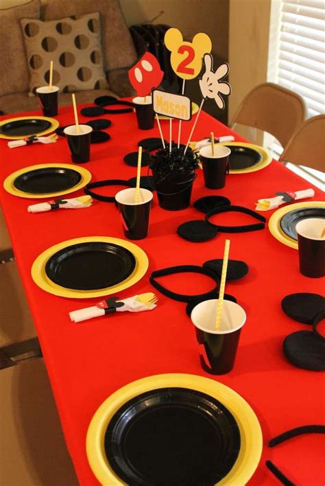 Mickey Mouse Birthday Party Diy