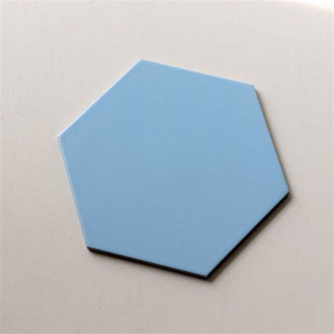 White Hexagon Porcelain Floor Tile