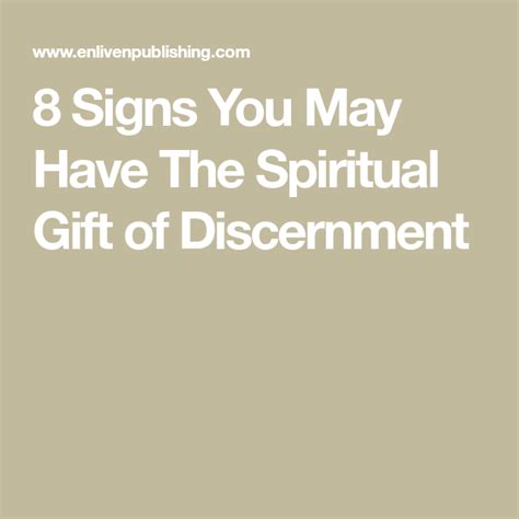 Discernment Signs You May Have The Gift Of Discernment Spiritual