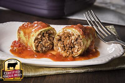 Cabbage Rolls With Bacon Ground Beef And Rice - Beef Poster