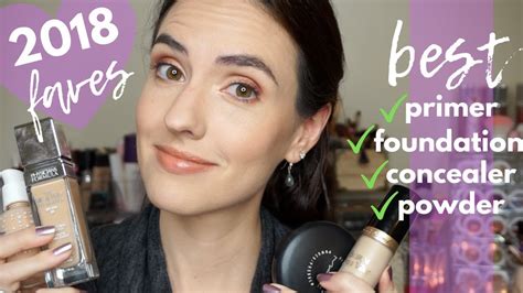 Best Of 2018 Beauty Favorites Part 1 Foundation Concealer Powder