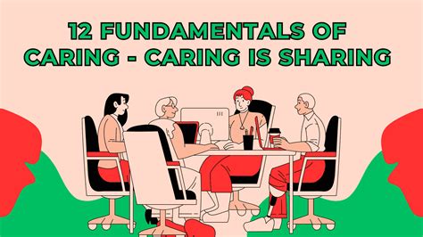 12 Fundamentals Of Caring Caring Is Sharing