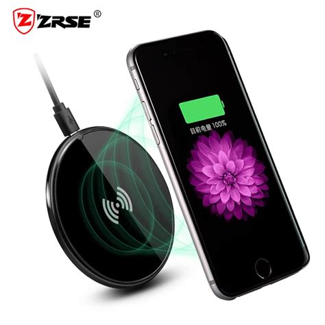 ZRSE QI Wireless Charger for Apple iPhone 6 6S Charging Pad Receiver Ultra Thin Charge Dock for ...