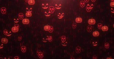 Halloween animated background of animated scary pumpkins, Stock Video ...