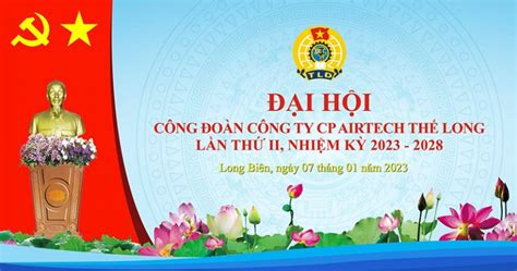 15 Mẫu Backdrop Phông Nền Background Đại Hội Công Đoàn Đẹp