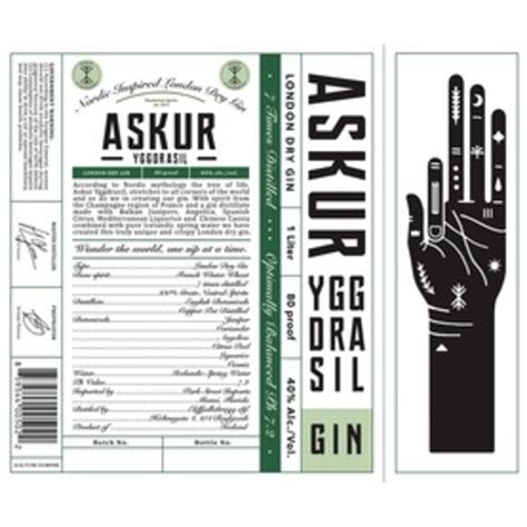 Askur Yggdrasil Gin Haworth Wine Spirits