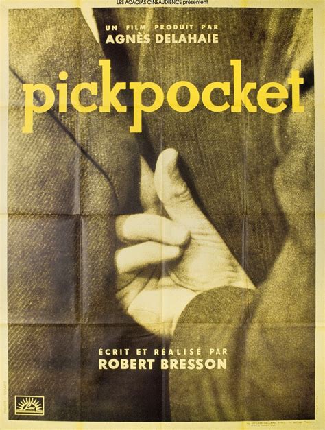 Pickpocket R1990s French Grande Poster - Posteritati Movie Poster Gallery