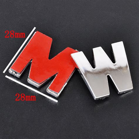 40 3D DIY Chrome Metal Letter Numbers Car Motorcycle Emblem Badge