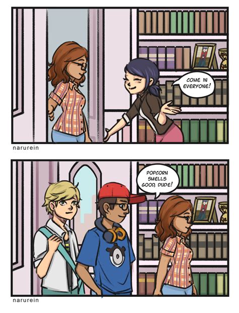 Narurein Adrienette Fancomic For Ya’ll Based On This Fanart I Made 2 Years Ago The Photo Of