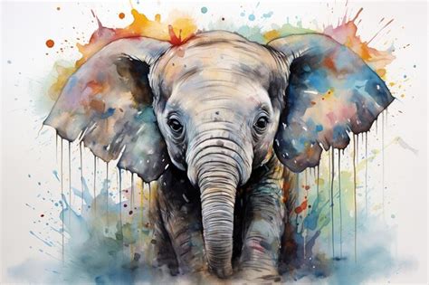 Premium Photo | Watercolor painting of animals