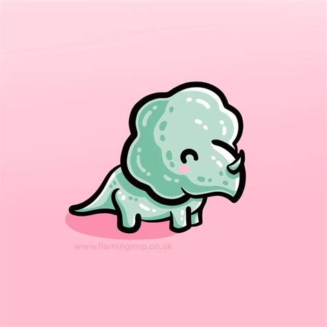 Triceratops Dinosaur - Sketches Blog - Flaming Imp