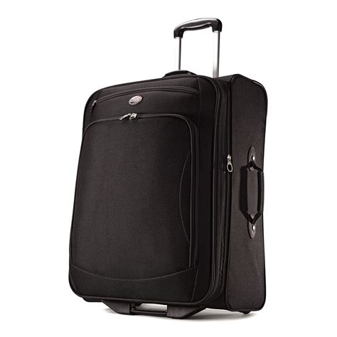 American Tourister Splash 25" Upright Suitcase - Black