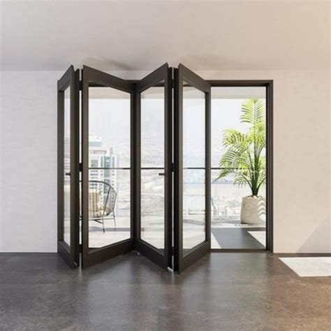 Double Glazing Lowes Bi Fold Door Exterior Door Aluminium Doors And