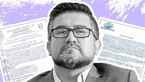 Geiner Alvarado Ahora Trabaja En Empresa Que Ganó Obra Con Decreto De Urgencia 102 2021