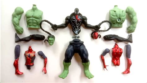 Assembly Toys Spiderman Vs Hulk Smash Vs Venom Carnage Marvel