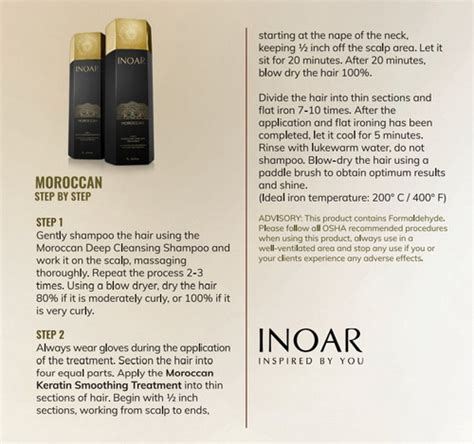 Inoar Moroccan Keratin Treatment 250ml Brazilian Keratin