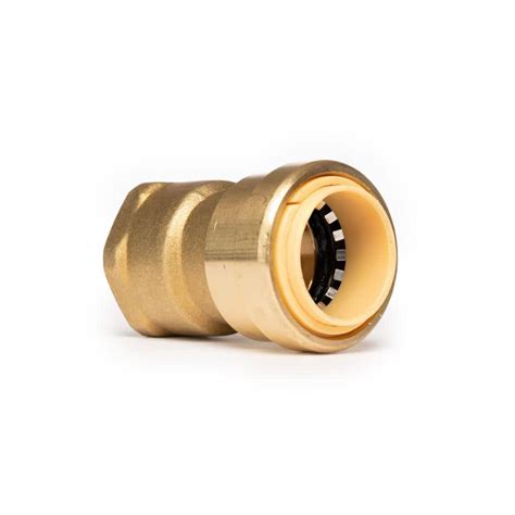 QUICKFITTING 3 4 In Push To Connect X FIP Brass Adapter Fitting