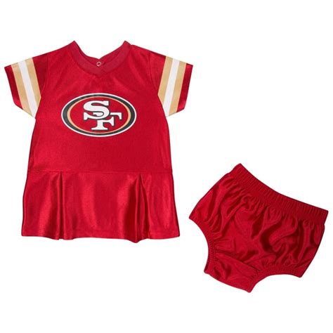 San Francisco 49ers Girls Infant Cardinal Spirit Dress