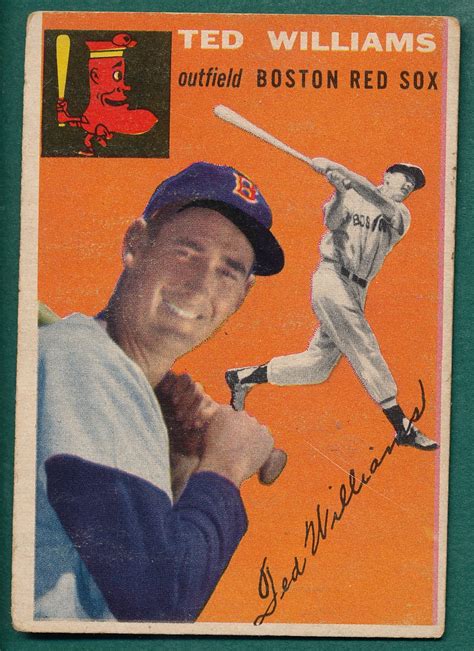 Lot Detail Topps Ted Williams