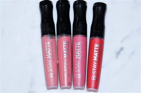 Rimmel Stay Matte Liquid Lip Colour Review & Swatches